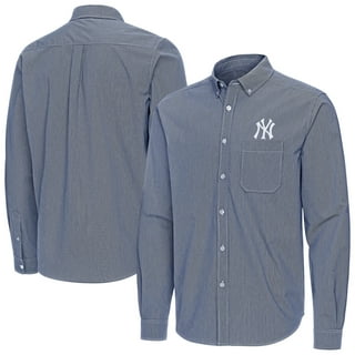 Yankees ボタンアップシャツ XL ネイビー Yankees Button Down Shirt