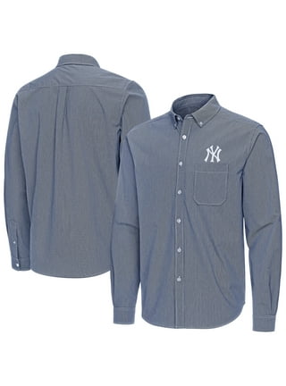 Yankees ボタンアップシャツ XL ネイビー Yankees Button Down Shirt