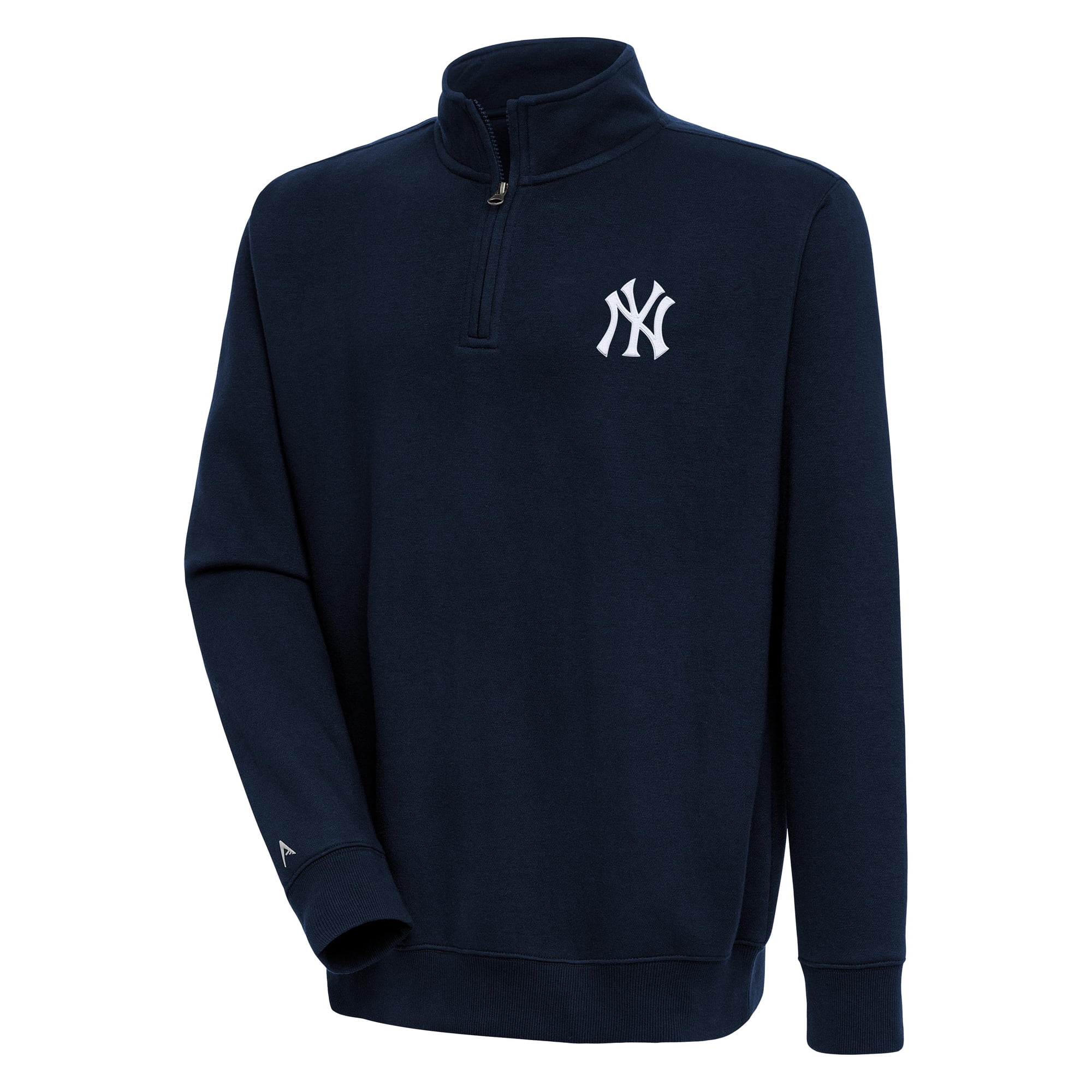 Men's Antigua Navy New York Yankees Victory QuarterZip Pullover Top