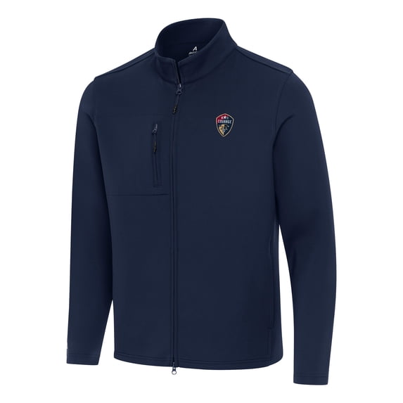 Men's Antigua Navy North Carolina Courage Objection Full-Zip Jacket