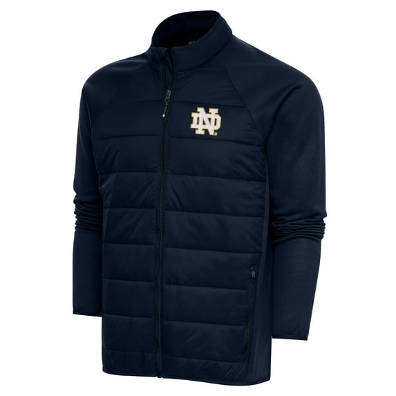 Men's Antigua Navy Notre Dame Fighting Irish Altitude Full-Zip Jacket