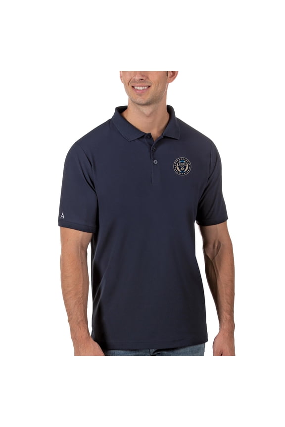Men's Antigua Navy Philadelphia Union Legacy Pique Polo