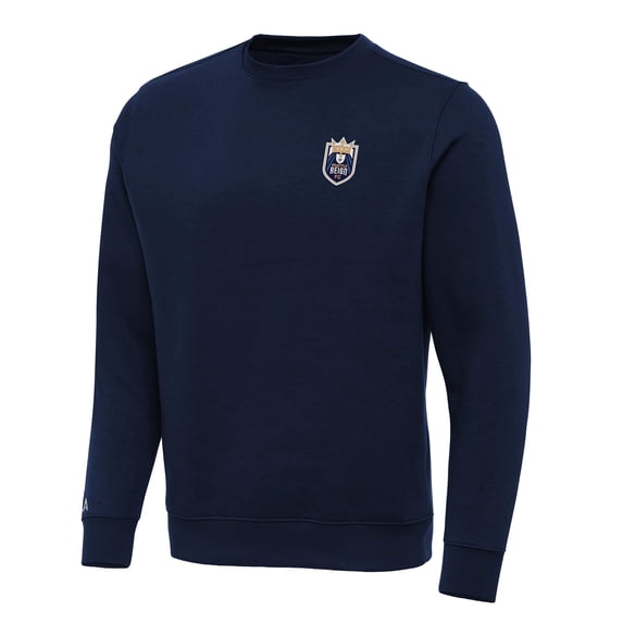 Men's Antigua Navy Seattle Reign FC Victory Crew Neck Pullover Sweatshirt