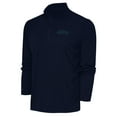 thumbnail image 1 of Men's Antigua Navy Seattle Seahawks Tonal Logo Tribute Quarter-Zip Pullover Top, 1 of 2