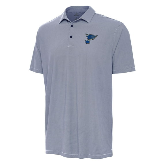Men's Antigua Navy St. Louis Blues Twine Polo