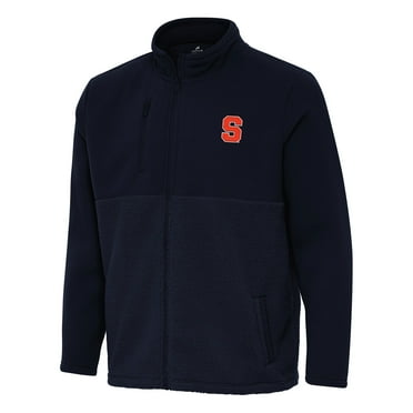 Men's Antigua Navy Syracuse Orange Daily Fused Full-Zip Jacket