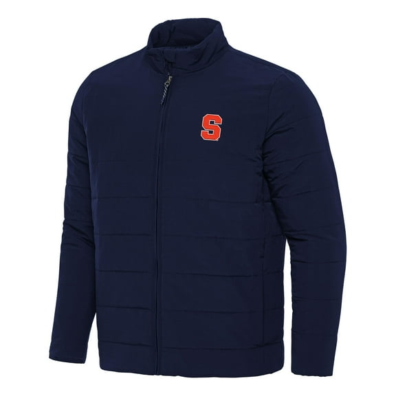 Men's Antigua Navy Syracuse Orange Swelter Full-Zip Puffer Jacket