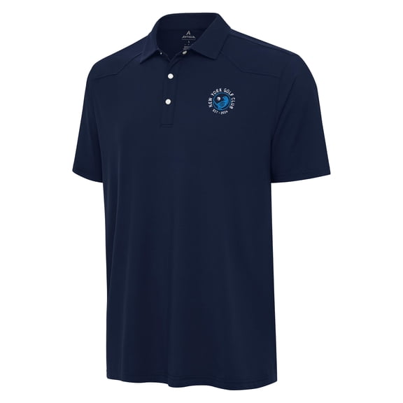 Men's Antigua Navy TGL New York Golf Club Western Performance Polo