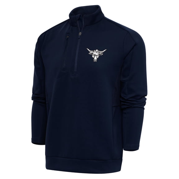 Men's Antigua Navy The Rock Generation Quarter-Zip Pullover Top