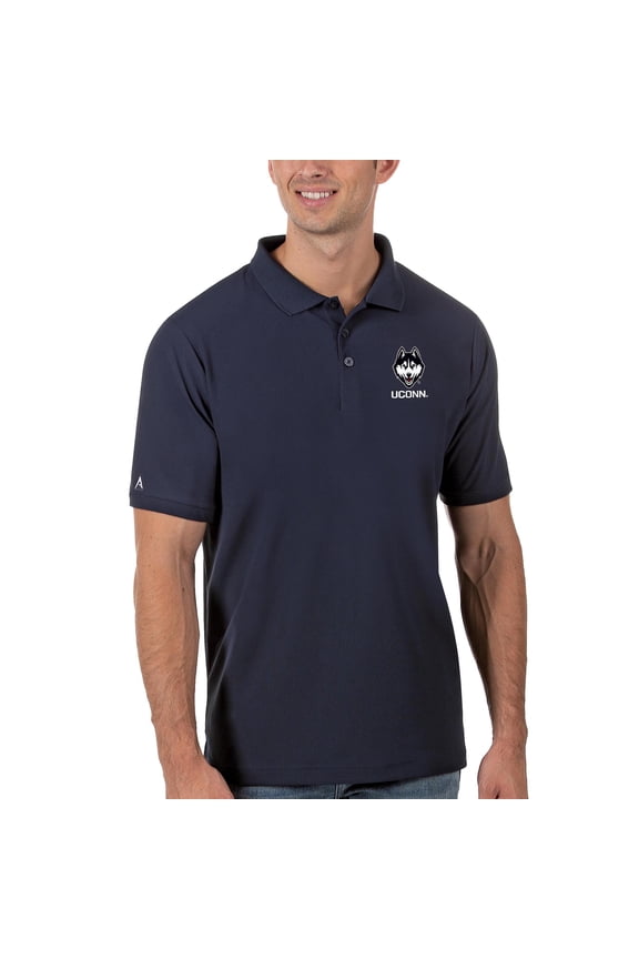 Men's Antigua Navy UConn Huskies Legacy Pique Polo