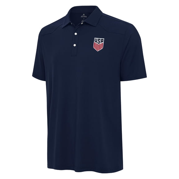Men's Antigua Navy USMNT Western Polo