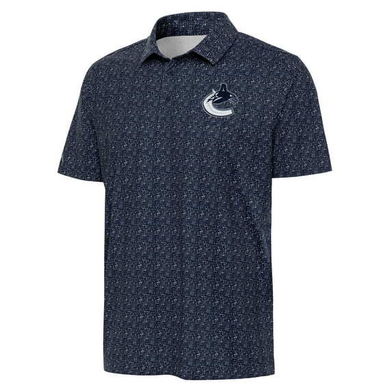 Men's Antigua Navy Vancouver Canucks Figment Polo