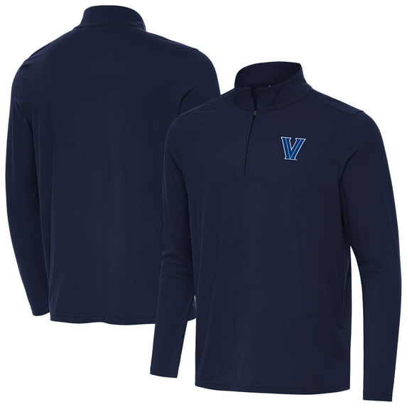Men's Antigua Navy Villanova Wildcats Intent Quarter-Zip Top