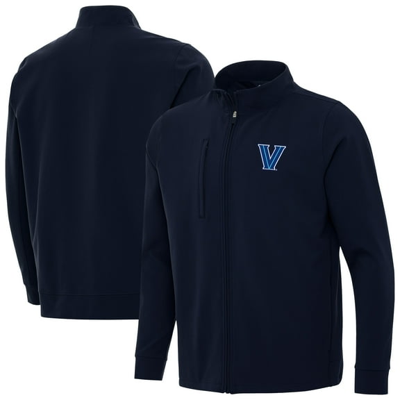 Men's Antigua Navy Villanova Wildcats Regard Full-Zip Jacket