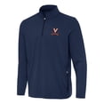 thumbnail image 1 of Men's Antigua  Navy Virginia Cavaliers Perilous Quarter-Zip Sweatshirt, 1 of 1