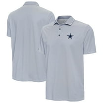 Men's Antigua Navy/White Dallas Cowboys Pave Polo
