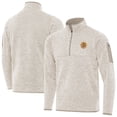 thumbnail image 1 of Men's Antigua Oatmeal Boston Bruins Fortune Quarter-Zip Pullover Jacket, 1 of 3