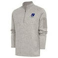 thumbnail image 1 of Men's Antigua Oatmeal Chase Elliott Fortune Quarter-Zip Pullover Jacket, 1 of 1