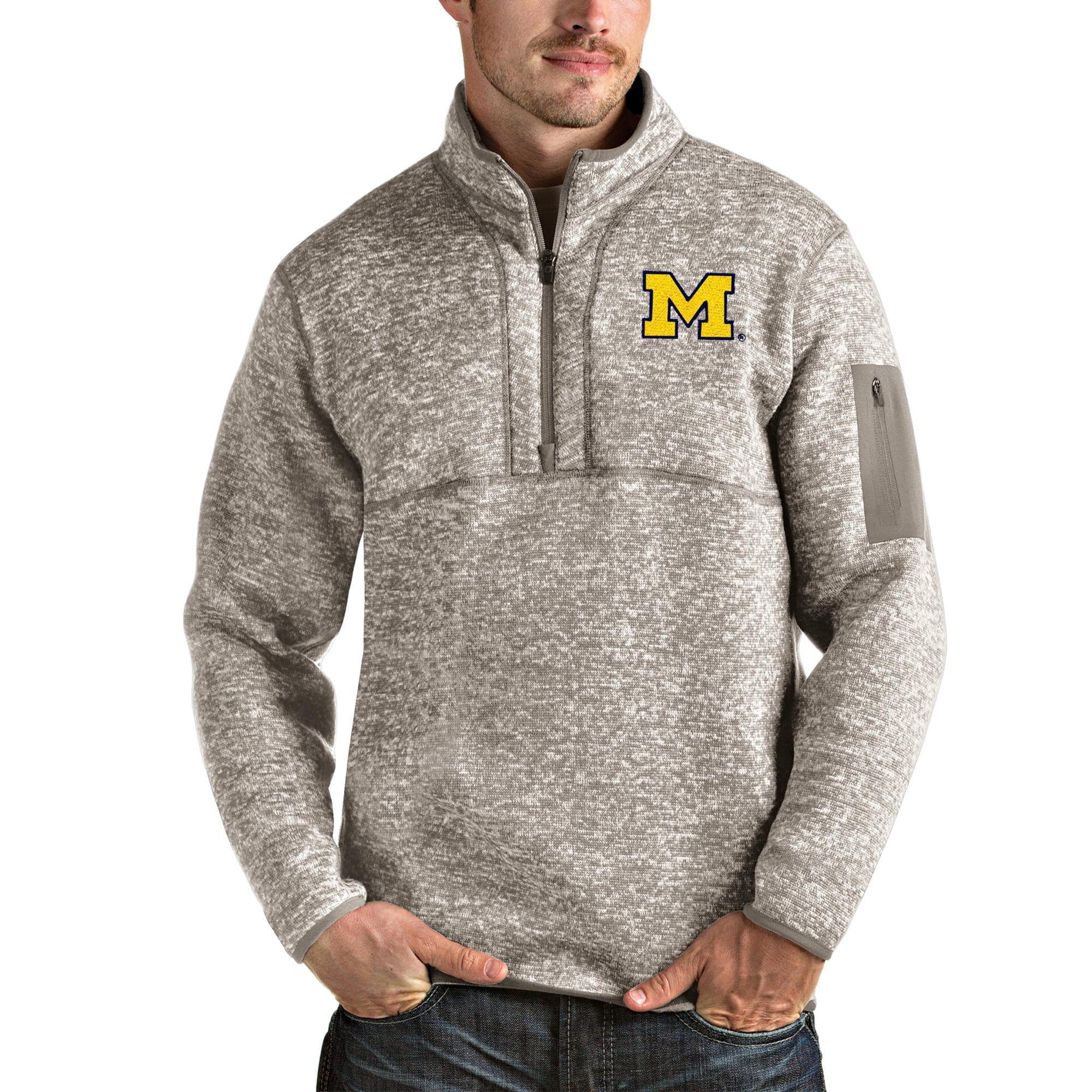 Michigan wolverines top pullover jacket
