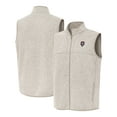 thumbnail image 1 of Men's Antigua Oatmeal New Mexico Lobos Fortune Full-Zip Vest, 1 of 3