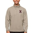 thumbnail image 1 of Men's Antigua Oatmeal North Carolina Central Eagles Course Quarter-Zip Pullover Top, 1 of 1