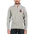 thumbnail image 1 of Men's Antigua Oatmeal North Carolina Central Eagles Fortune Quarter-Zip Pullover Jacket, 1 of 1