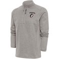 thumbnail image 1 of Men's Antigua  Oatmeal Northeastern Huskies Course Quarter-Zip Top, 1 of 1