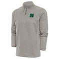 thumbnail image 1 of Men's Antigua  Oatmeal Slippery Rock Pride  Course Quarter-Zip Pullover Top, 1 of 1