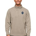 thumbnail image 1 of Men's Antigua Oatmeal Vancouver Whitecaps FC Primary Team Logo Course Quarter-Zip Pullover Top, 1 of 1
