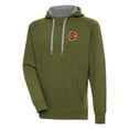 thumbnail image 1 of Men's Antigua  Olive Bethune-Cookman Wildcats Victory Pullover Hoodie, 1 of 1