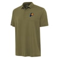 thumbnail image 1 of Men's Antigua Olive Indiana Pacers Reprocess Polo, 1 of 1