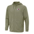 thumbnail image 1 of Men's Antigua Olive Kansas City Chiefs Effortless Full-Zip Hoodie, 1 of 1