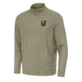 thumbnail image 1 of Men's Antigua Olive Vegas Golden Knights Subtle Quarter-Zip Sweatshirt, 1 of 1