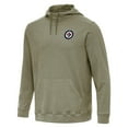 thumbnail image 1 of Men's Antigua Olive Winnipeg Jets Cloud Pullover Hoodie, 1 of 1