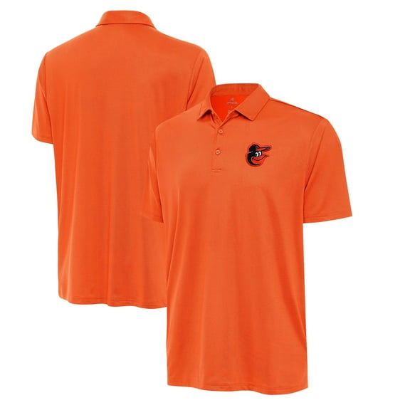 Men's Antigua Orange Baltimore Orioles Eclipse Polo