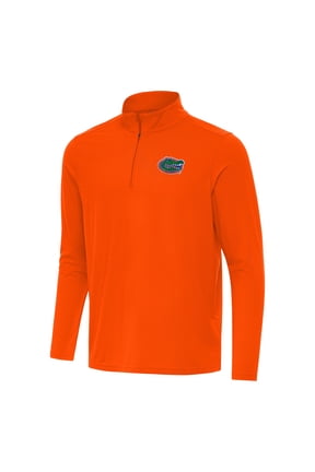 Men's Antigua Orange Florida Gators Intent Quarter-Zip Top