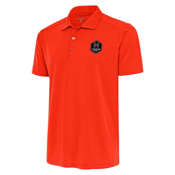 Men's Antigua Orange Houston Dash Tribute Polo