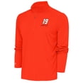 thumbnail image 1 of Men's Antigua Orange Martin Truex Jr Tribute Quarter-Zip Pullover Top, 1 of 1