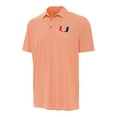 thumbnail image 1 of Men's Antigua Orange Miami Hurricanes Twine Polo, 1 of 1