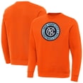 thumbnail image 1 of Men's Antigua Orange New York City FC Victory Pullover Sweatshirt, 1 of 3
