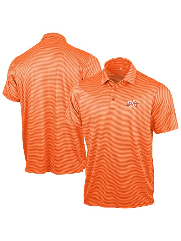 Men's Antigua Orange Oklahoma State Cowboys Lineage Polo