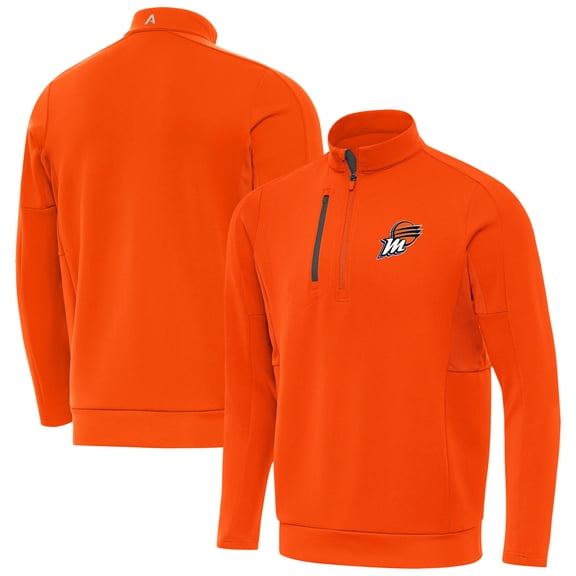 Men's Antigua Orange Phoenix Mercury Generation Quarter-Zip Top