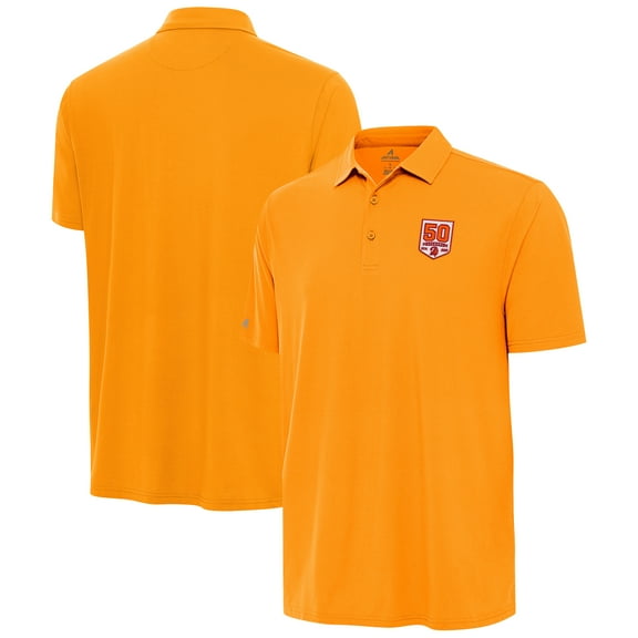 Men's Antigua Orange Tampa Bay Buccaneers 50th Season Era Polo