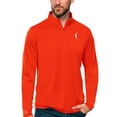 thumbnail image 1 of Men's Antigua  Orange WNBA Logowoman Tribute Quarter-Zip Pullover Top, 1 of 1