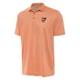 Men's Antigua Orange/White Bowling Green St. Falcons Rings Polo