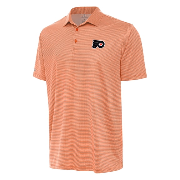 Men's Antigua Orange/White Philadelphia Flyers Rings Polo