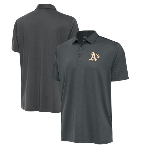 Men's Antigua  Pewter Athletics Eclipse Polo