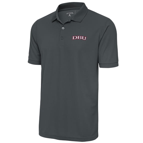 Men's Antigua Pewter Dallas Baptist Patriots Big & Tall Legacy Pique Polo