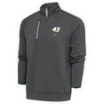 thumbnail image 1 of Men's Antigua Pewter Erik Jones Generation Quarter-Zip Pullover Top, 1 of 1