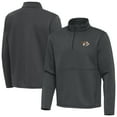 thumbnail image 1 of Men's Antigua Pewter Nashville Predators Twist Quarter-Zip Pullover Jacket, 1 of 3